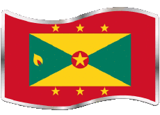 Fahnen Amerika Grenada-Inseln Rechteck 