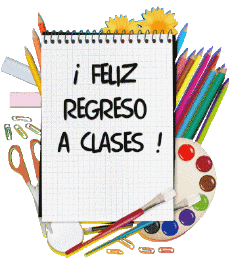 Mensajes Español Feliz Regreso a Clases Fondo transparente 001 