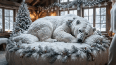 Humor -  Fun A.I Mix „ Im Bett ! “ (Weihnachten) 