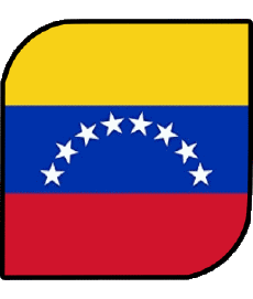 Bandiere America Venezuela Quadrato 