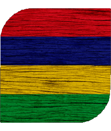 Bandiere Africa Mauritius Quadrato 