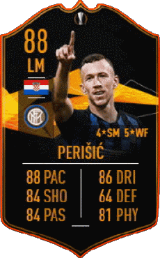 Multimedia Videogiochi F I F A - Giocatori carte Croazia Ivan Perisic 