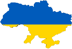 Flags Europe Ukraine Map 