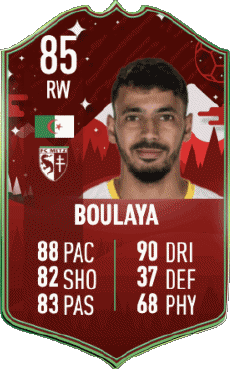 Multimedia Videospiele F I F A - Karten Spieler Algerien Farid Boulaya 