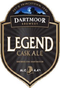 Legend-Getränke Bier UK Dartmoor Brewery 