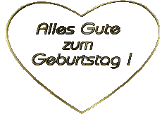 Messagi Tedesco Alles Gute zum Geburtstag Herz 001 