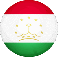 Fahnen Asien Tadschikistan Runde 