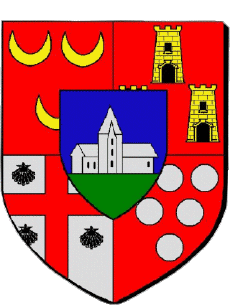 Blasone-Bandiere Francia Dipartimenti - Città 85 AUBIGNY Blasone