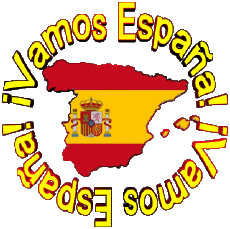 Mensajes Español Vamos España Bandera 