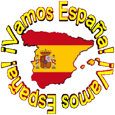 Nachrichten Spanisch Vamos España Bandera 