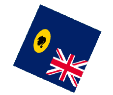 Flags Oceania Australia Western Australia Sphere - Cube 
