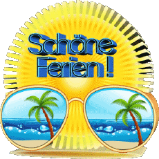 Messages Allemand Schöne Ferien Fond Transparent 18 