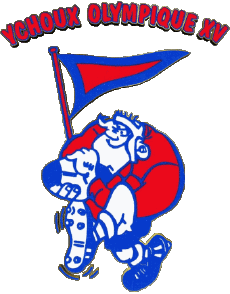 Sports Rugby Club France Logo Dept 40 Ychoux OL 