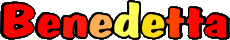 Prénoms FEMININ - Italie B Benedetta 