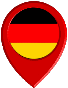 Bandiere Europa Germania Perno di posizione 