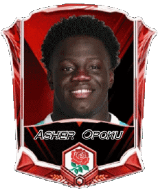 Sportivo Rugby - Giocatori Inghilterra Squadra 2025 Asher Opoku 