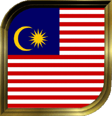 Bandiere Asia Malaysia Quadrato 