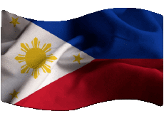 Banderas Asia Filipinas Rectángulo 