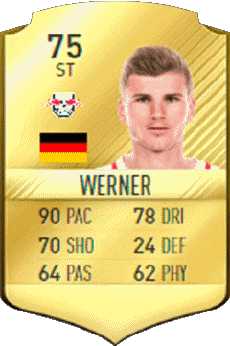 Multimedia Videogiochi F I F A - Giocatori carte Germania Timo Werner 