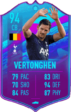 Multimedia Vídeo Juegos F I F A - Jugadores  cartas Bélgica Jan Vertonghen 