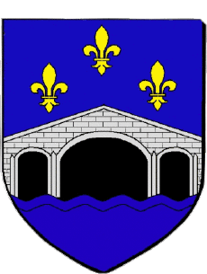 Blasón-Banderas Francia Departamentos - Ciudades 89 PONT SUR YONNE 
