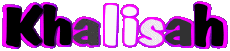 Nombre FEMENINO - Magreb Musulmán K Khalisah 