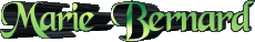 Vorname WEIBLICH - Frankreich M Zusammengesetzter Marie Bernard 