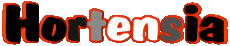 Nombre FEMENINO - España H Hortensia 