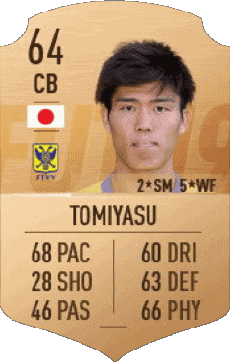 Multimedia Vídeo Juegos F I F A - Jugadores  cartas Japón Takehiro Tomiyasu 