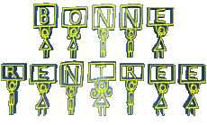 Nachrichten Französisch Bonne Rentrée Transparenter Hintergrund 10 