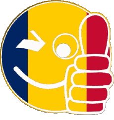 Bandiere Africa Chad Faccina - OK 