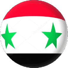 Fahnen Asien Syrien Runde 
