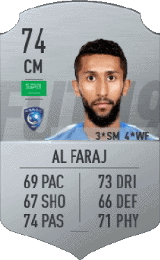 Multimedia Videospiele F I F A - Karten Spieler Saudi-Arabien Salman Al Faraj 