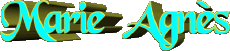 Nombre FEMENINO - Francia M Compuesto Marie Agnès 