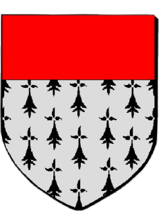 Blasón-Banderas Francia Departamentos - Ciudades 85 AIZENAY Blasón