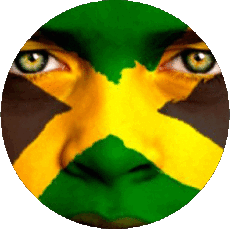 Drapeaux Amériques Jamaïque Rond 