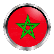 Drapeaux Afrique Maroc Rond - Anneaux 