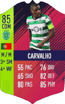 Multi Média Jeux Vidéo F I F A - Joueurs Cartes Portugal William Silva de Carvalho 