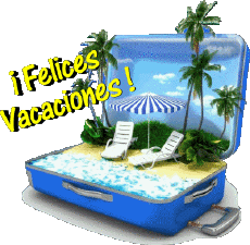 Messagi Spagnolo Felices Vacaciones Sfondo trasparente 10 