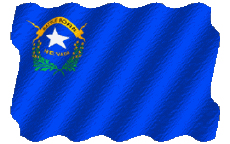 Banderas América U.S.A - Estados Nevada Ondulación 