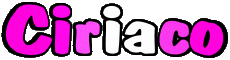 Nome MASCHIO - Spagna C Ciriaco 