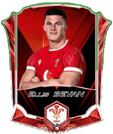 Sport Rugby - Spieler Wales Team 2025 Ellis BEVAN 