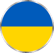 Fahnen Europa Ukraine Runde 