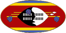 Bandiere Africa Eswatini Ovale 