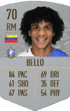 Multimedia Videogiochi F I F A - Giocatori carte Venezuela Eduard Bello 