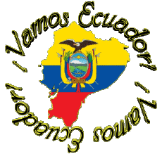Mensajes Español Vamos Ecuador Bandera 