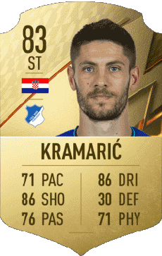 Multimedia Videospiele F I F A - Karten Spieler Kroatien Andrej Kramaric 