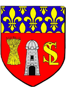 Blasón-Banderas Francia Departamentos - Ciudades 95 GONESSE Blasón