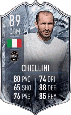 Multi Media Video Games F I F A - Card Players Italy Giorgio Chiellini 