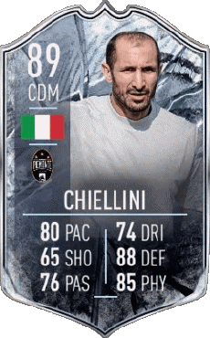 Multimedia Vídeo Juegos F I F A - Jugadores  cartas Italia Giorgio Chiellini 